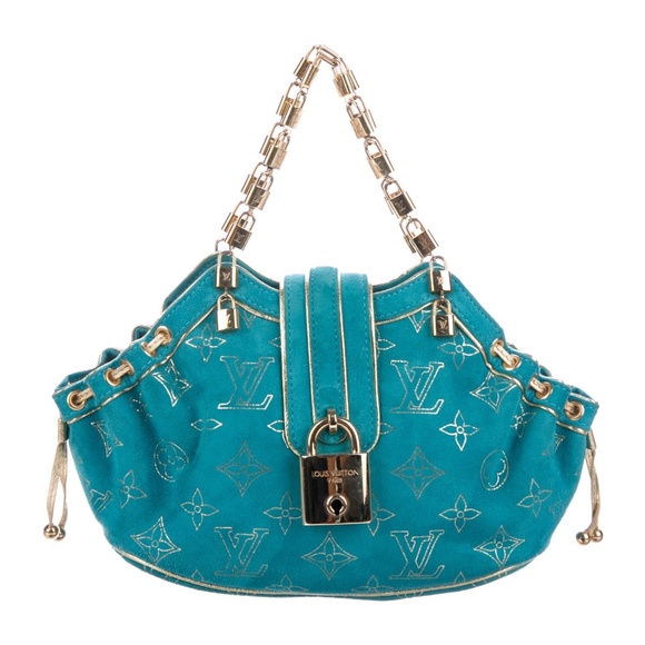 Louis Vuitton Handbags - * RARE* Louis Vuitton LE Turquoise  Suede Theda PM